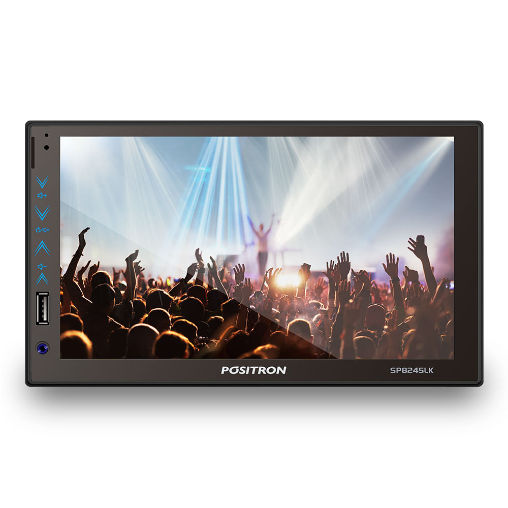 CENTRAL MULTIMIDIA MIRROR CONNECT SP8245LK BLUETOOTH USB SD AUX