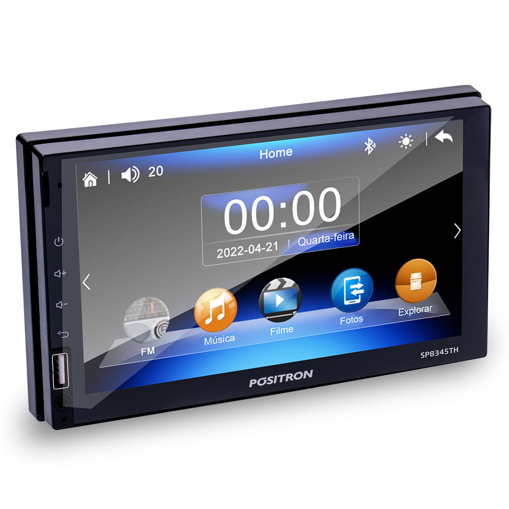 CENTRAL MULTIMIDIA MIRROR CONNECT SP8345TH BLUETOOTH USB SD AUX